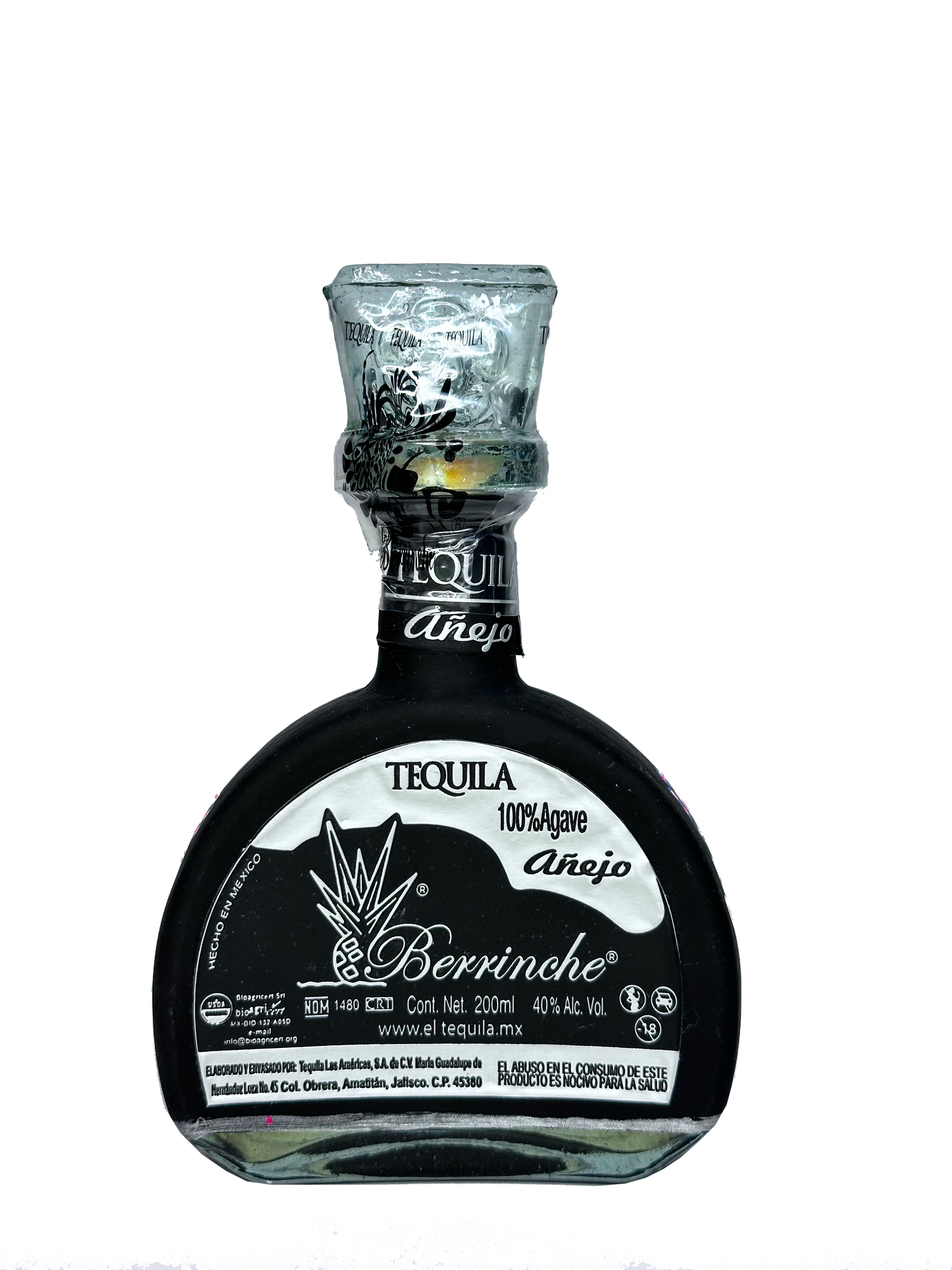 Tequila el Berrinche Añejo 200ml