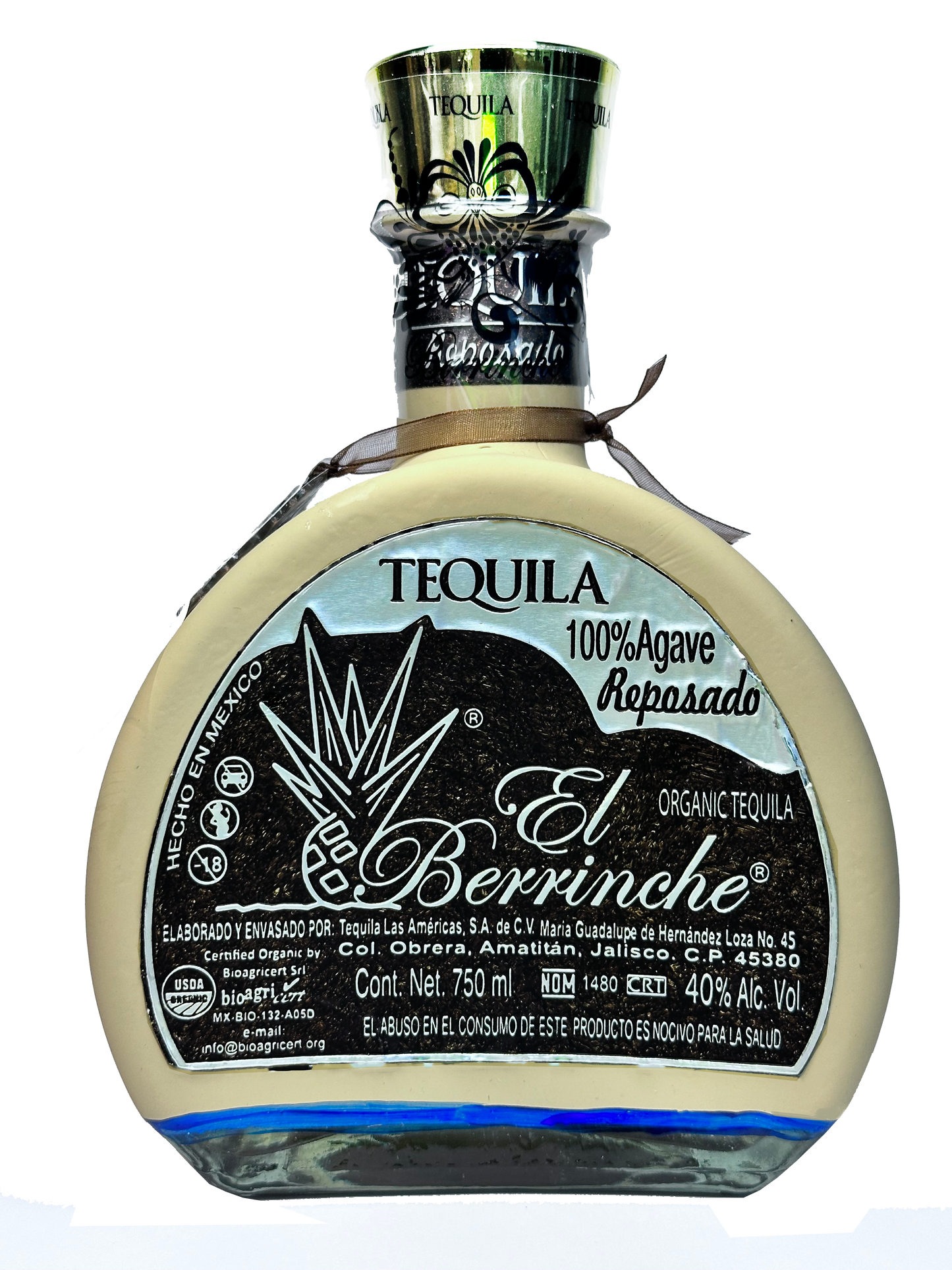 Tequila el Berrinche Reposado 750ml